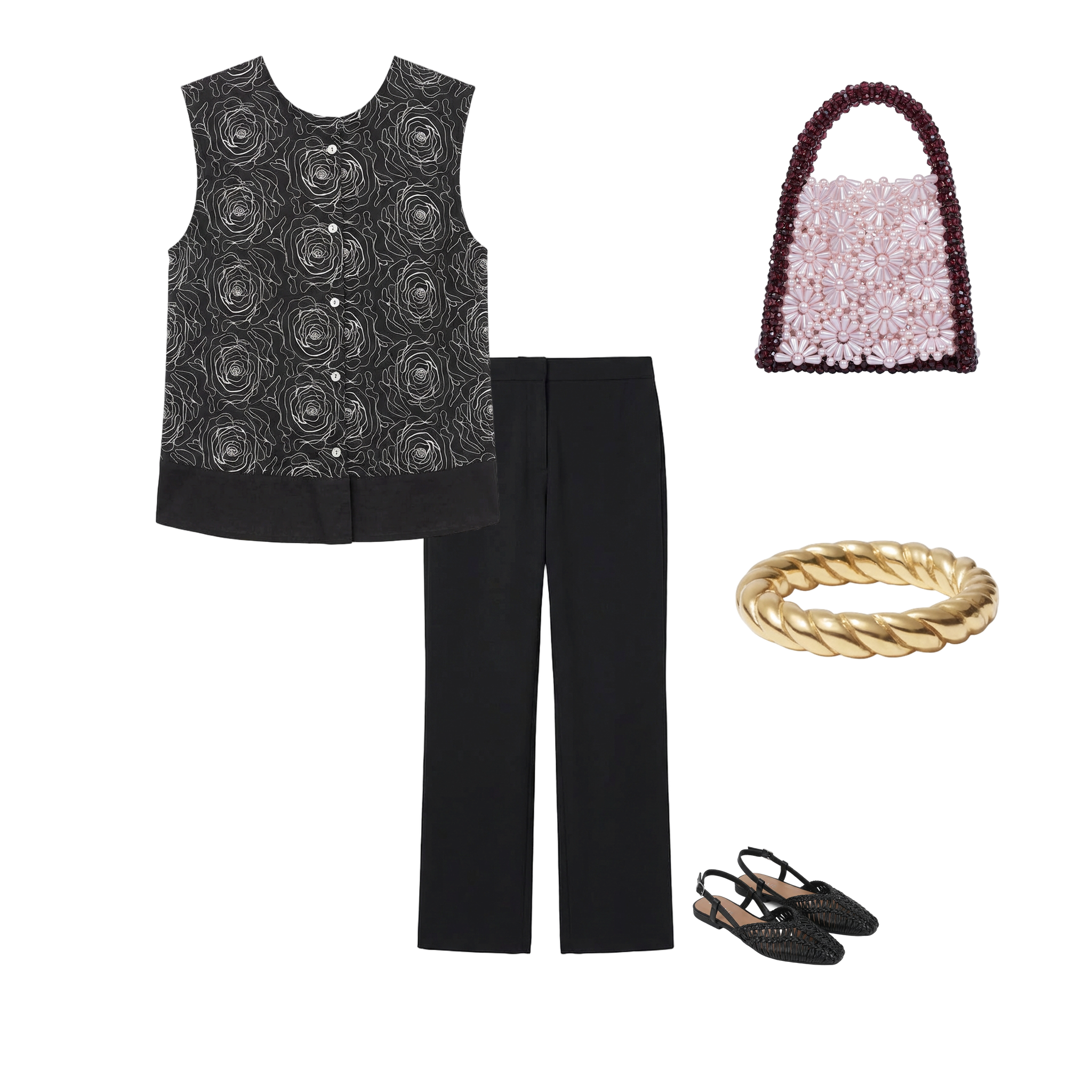 Bouquet Bead Bag